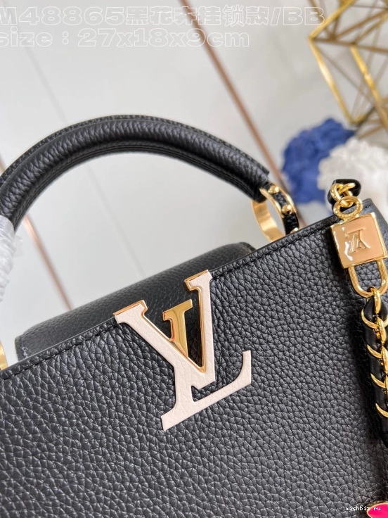 WIS BB-27*18*9CM VUITTON CAPUCINES LOUIS 0725